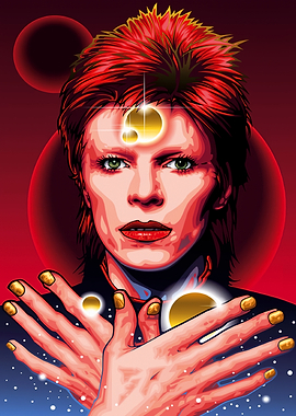 David Bowie as Ziggy Stardust
