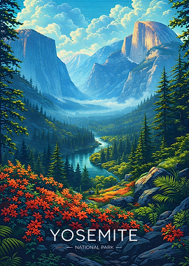 Yosemite National Park Landscape