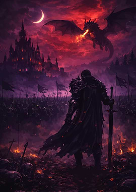 Epic Fantasy Battle Scene