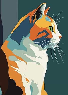 Calico Cat Portrait