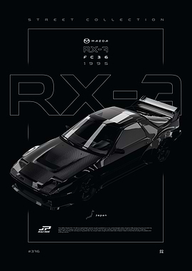 Mazda RX-7 FC36 1995 Black Series