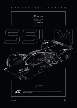 Mazda 55LM GT Vision 2017 Black Series