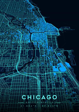 Chicago City Quantum Hologram