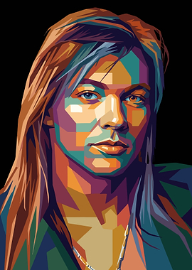 Axl Rose Pop Art Portrait