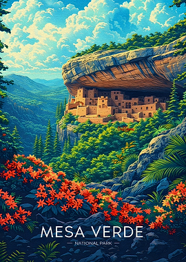 Mesa Verde National Park Poster