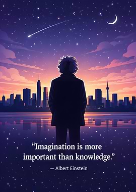 Einstein Quote on Imagination