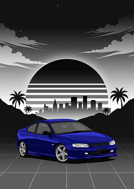 Blue Holden Coupe Concept 1998