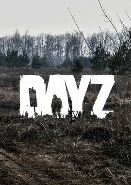 DayZ Game Logo with Soldiers