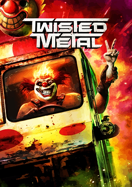 Twisted Metal Game Cover Art