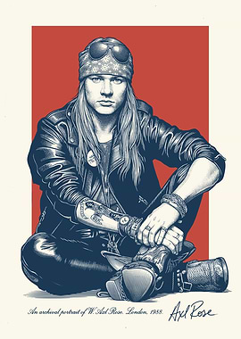 Axl Rose Portrait