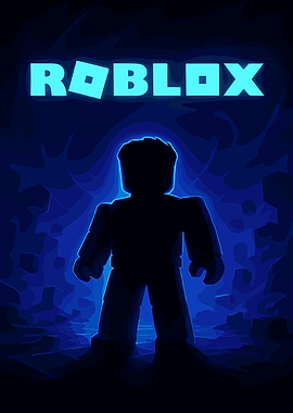 Roblox Avatar in Blue Cave