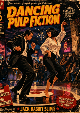 Pulp Fiction Dance Poster