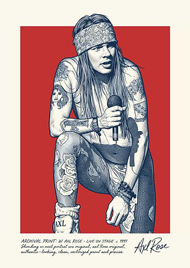 Axl Rose Live on Stage