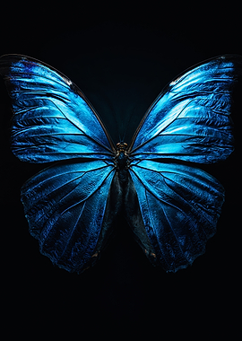 Blue Morpho Butterfly Macro Photography