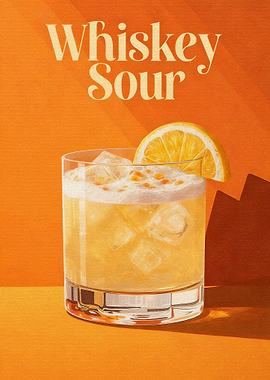 Whiskey Sour Cocktail
