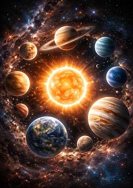 Solar System in Space