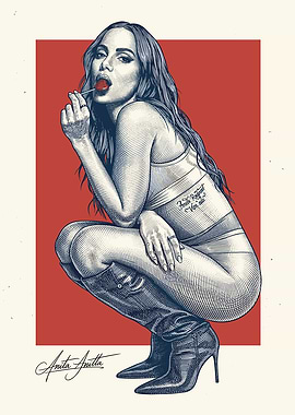 Anitta with Lollipop