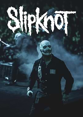 Slipknot band member in mask