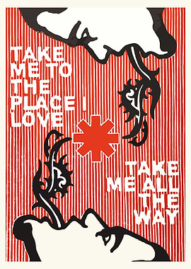 Red Hot Chili Peppers 'Love' Poster