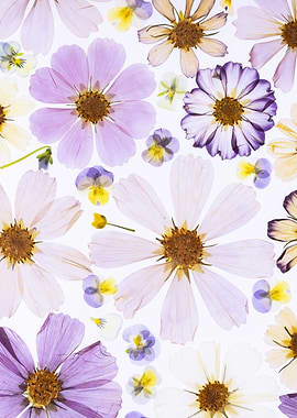 Pressed Flowers Arrangement