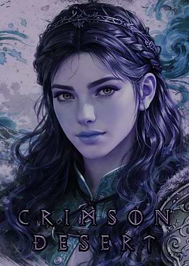 Crimson Desert Fantasy Portrait