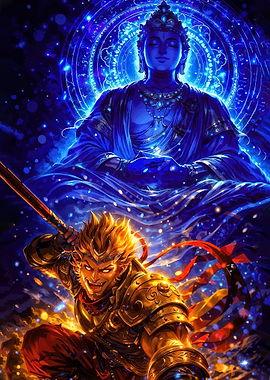 Buddha and Monkey King