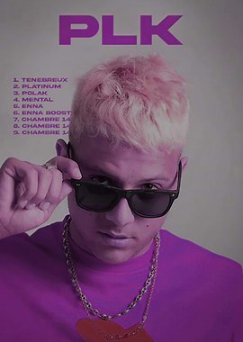 PLK Album Cover with Rapper