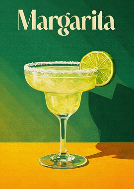 Margarita Cocktail Poster