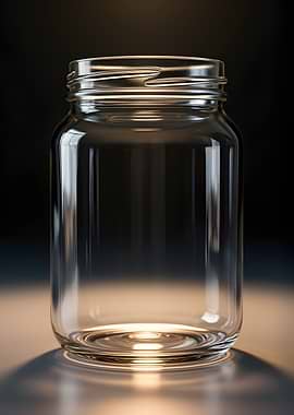 Empty Glass Jar