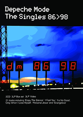 Depeche Mode The Singles 86>98 Album Art