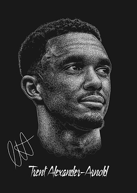 Trent Alexander-Arnold Scribble Art