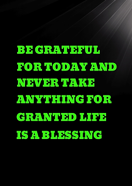 Inspirational quote about gratitude