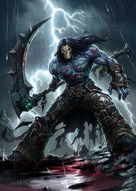 Death from Darksiders in a storm