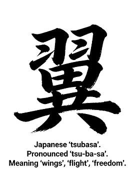 Japanese Kanji for Wings