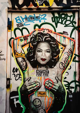 Beyoncé Graffiti Art