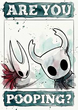 Hollow Knight Characters 'Are You Pooping?'