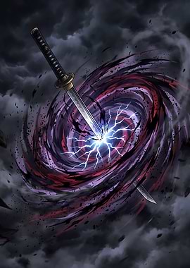 Katana in a Dark Vortex