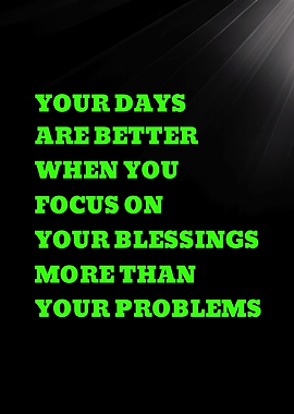 Inspirational Quote on Black Background