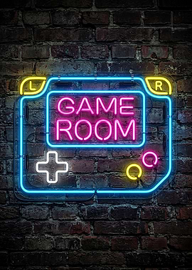 Game Room Neon Sign