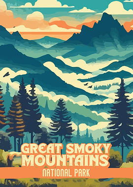 Great Smoky Mountains National Park Poster