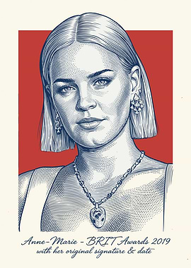 Anne-Marie Brit Awards 2019 Portrait