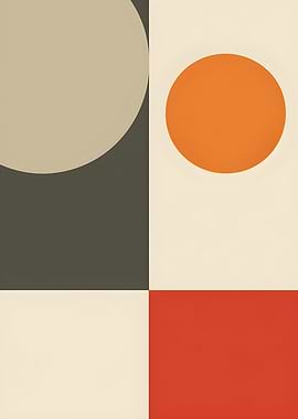 Abstract Geometric Composition with Circles