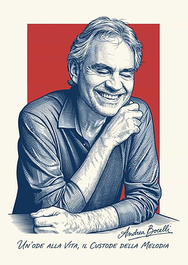 Andrea Bocelli Portrait
