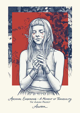 Aurora Engraving - A Moment of Tranquility