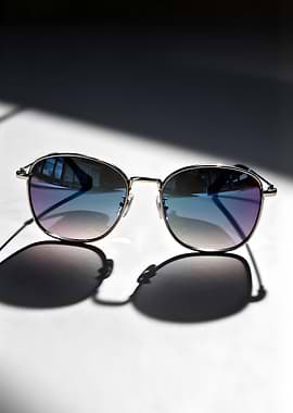 Gradient Lens Sunglasses with Shadow