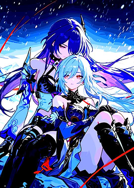 Honkai jingliu and Archeron