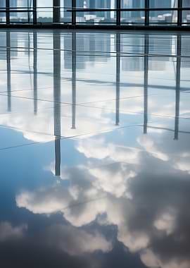 Reflections of a Modern Cityscape