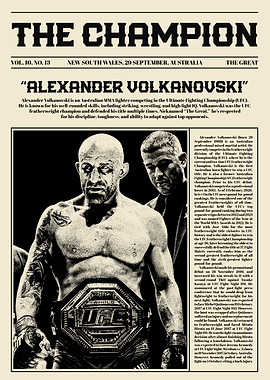 Alexander Volkanovski UFC Champion