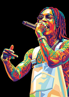 Wiz Khalifa Portrait