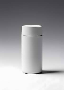 Minimalist White Container